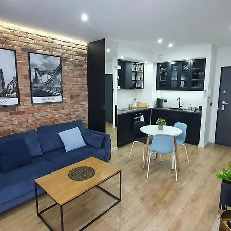 Midnight Blue Apartment Wroclaw